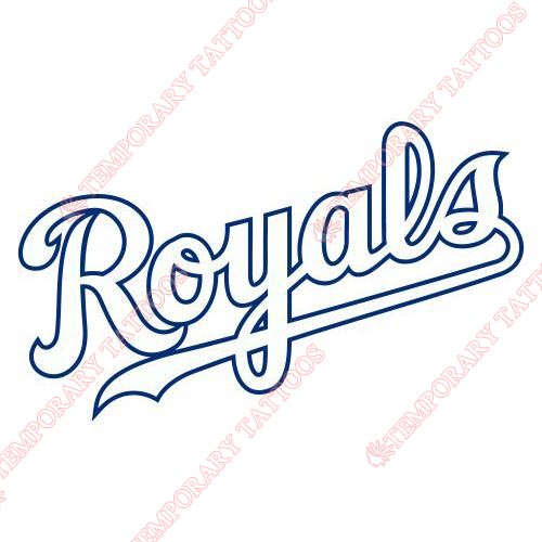 Kansas City Royals Customize Temporary Tattoos Stickers NO.1629